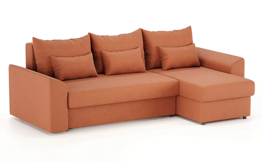 Диван угловой Арден Danco 412 оранжевый - 2 Диван угловой Арден Danco 412 оранжевый - 2